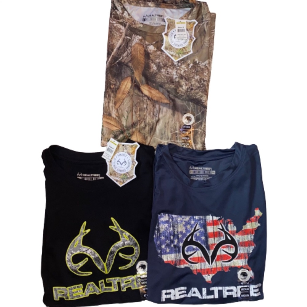 3 RealTree T-Shirts